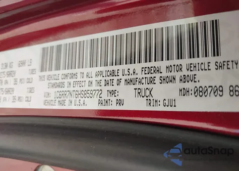 2017 Ram 1500 Laramie 4X4 5'7 Box from USA, damaged, VIN 1C6RR7NT6HS859772